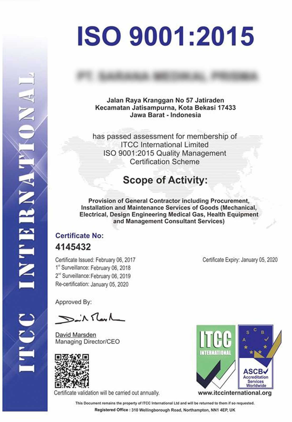 Contoh Sertifikat ISO 9001:2015 - 5